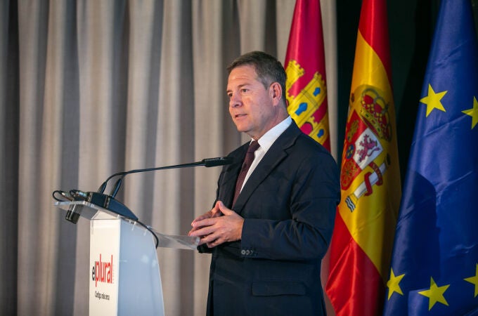 El presidente autonómico, Emiliano García-Page, este miércoles en Toledo.