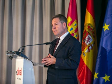 El presidente autonómico, Emiliano García-Page, este miércoles en Toledo.