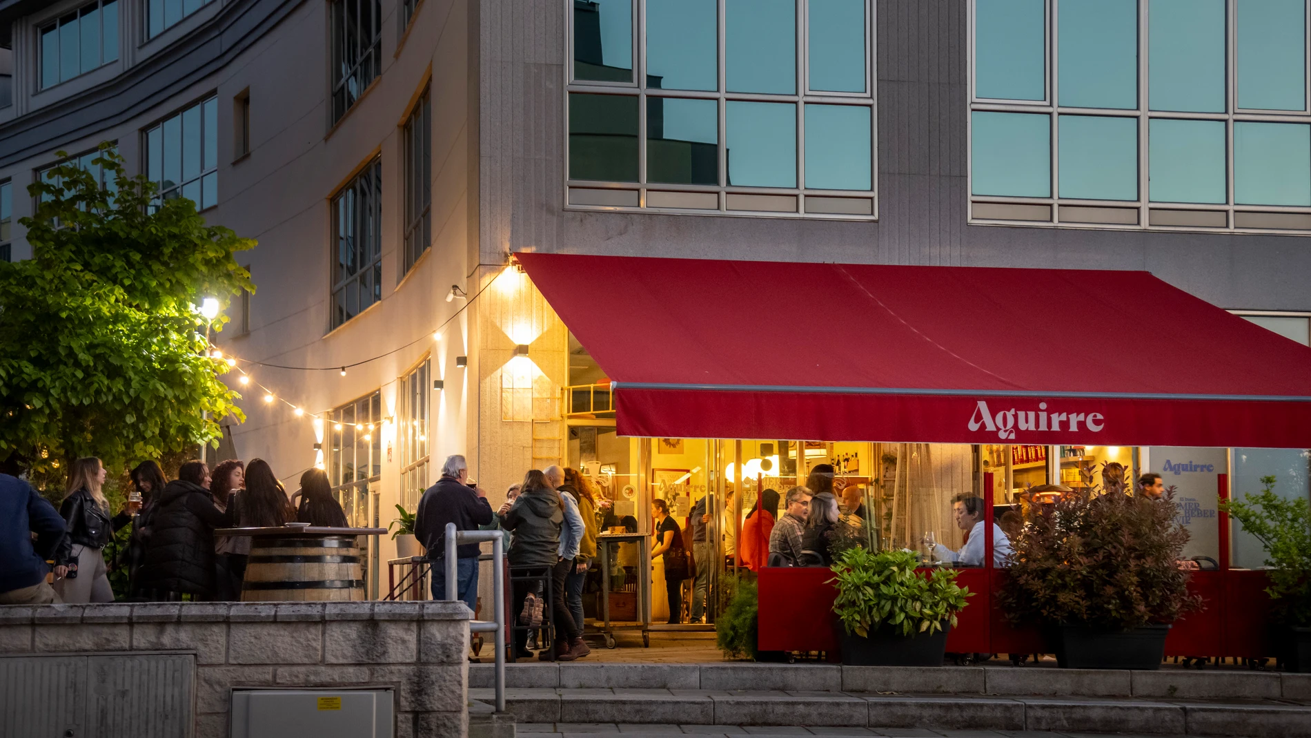 La terraza de Aguirre en Pozuelo de Alarcón