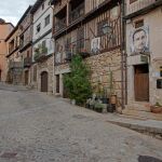 Calles y viviendas de la localidad salmantina de Mogarraz