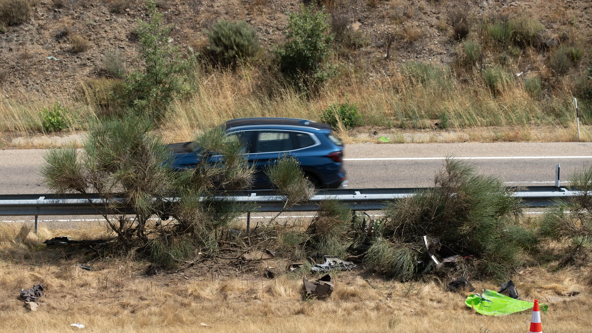 Sale a la luz el vídeo del coche de Diogo Jota ardiendo tras el accidente