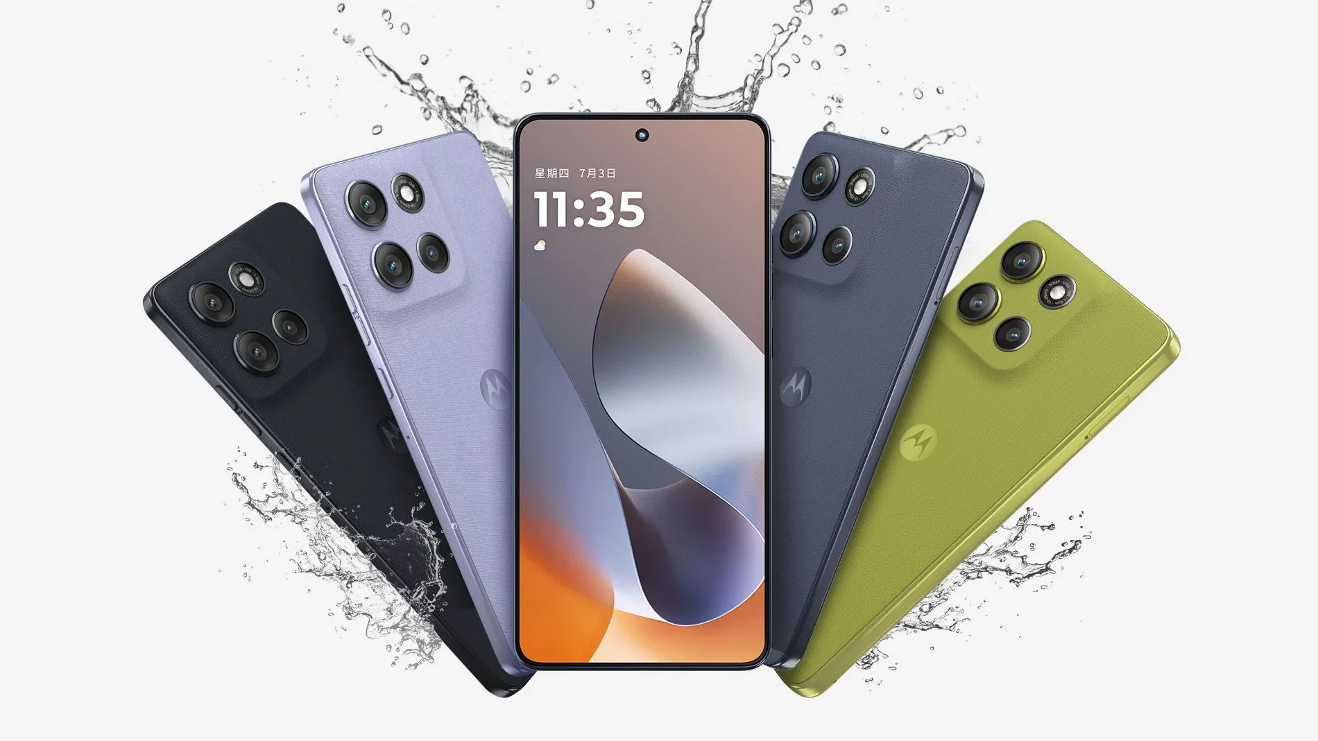 El nuevo motorola moto G100 Pro en sus cuatro acabados disponibles
