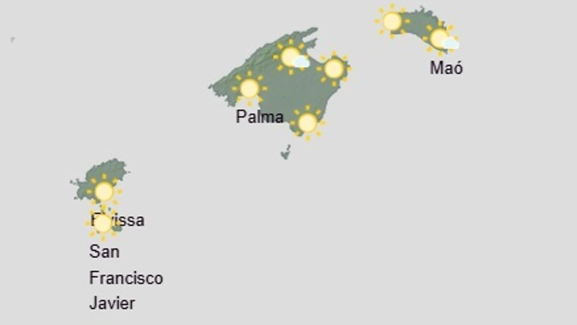 El tiempo hoy, jueves 3 de julio, en Baleares. REMITIDA / HANDOUT por AEMET Fotografía remitida a medios de comunicación exclusivamente para ilustrar la noticia a la que hace referencia la imagen, y citando la procedencia de la imagen en la firma 03/07/2025