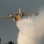 sucesos.- Extinguido el incendio de A Mezquita (Ourense) tras quemar cerca de 40 hectáreas