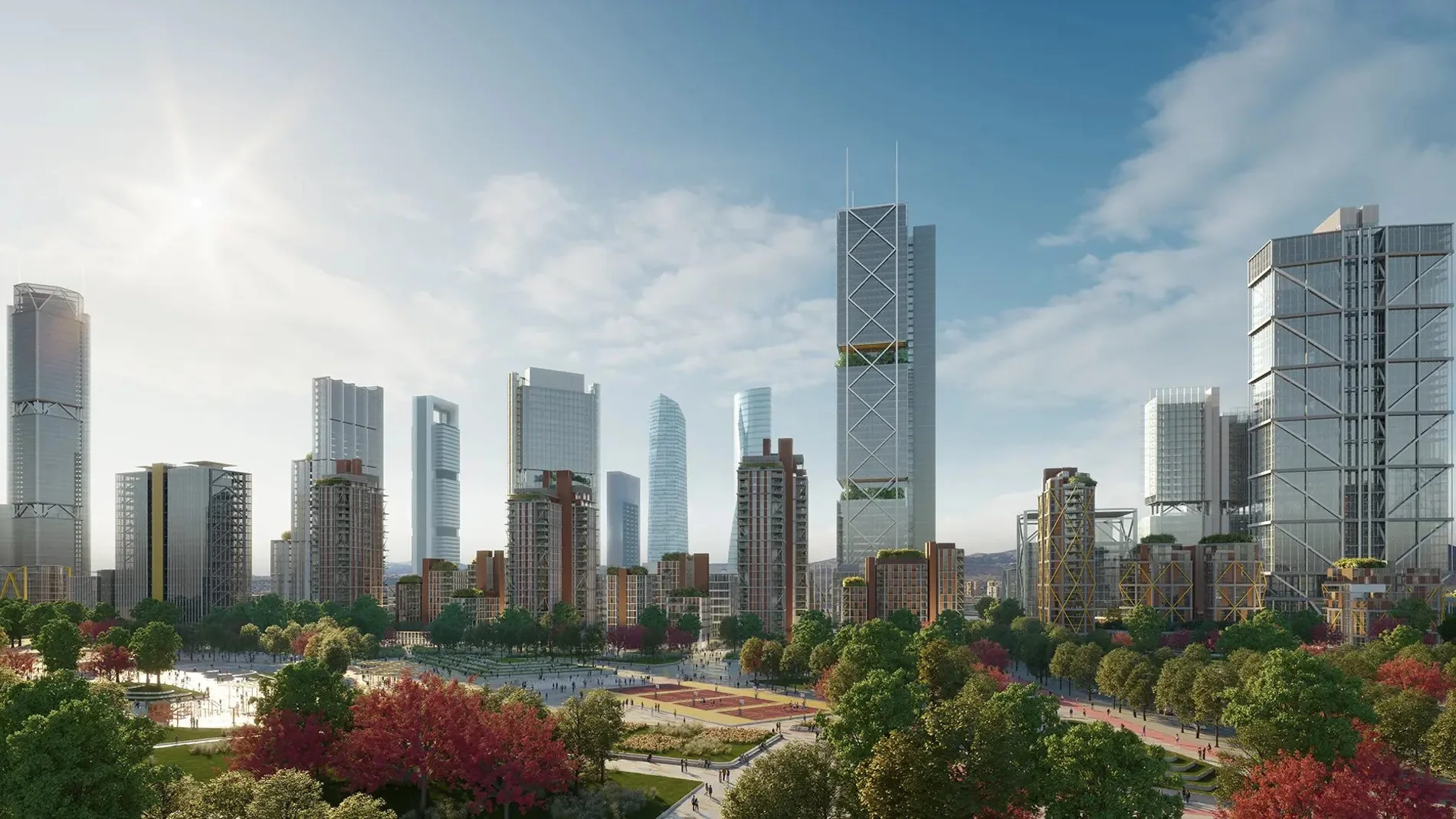 Recreación del skyline del proyecto