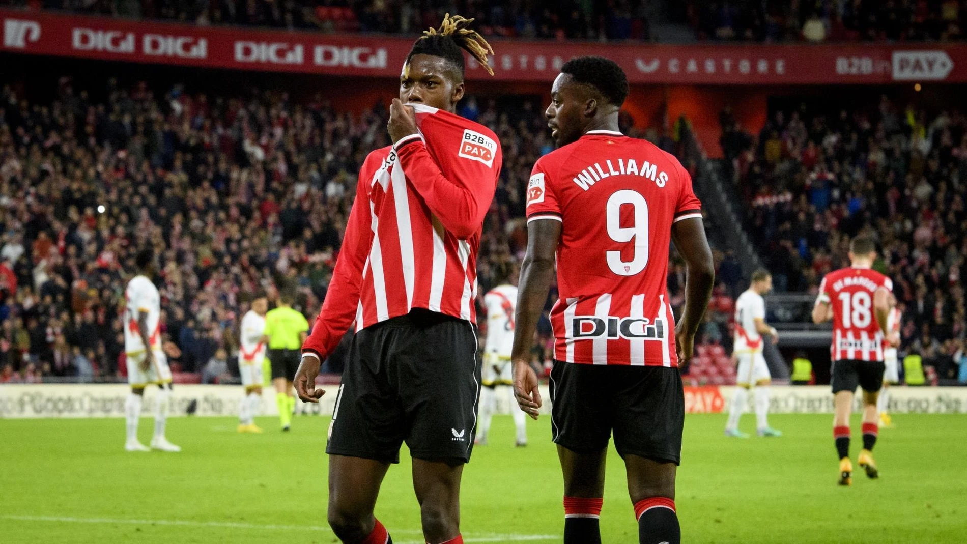 Nico e Iñaki Williams REMITIDA / HANDOUT por ATHLETIC CLUB DE BILBAO Fotografía remitida a medios de comunicación exclusivamente para ilustrar la noticia a la que hace referencia la imagen, y citando la procedencia de la imagen en la firma 04/07/2025