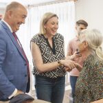 La vicepresidenta, Isabel Blanco, inaugura, junto al presidente de la Diputación de Segovia, Miguel Ángel de Vicente, las Unidades de Convivencia Atalaya y Eresma en "La Fuescisla"