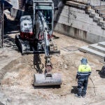 Trabajadores al aire libre