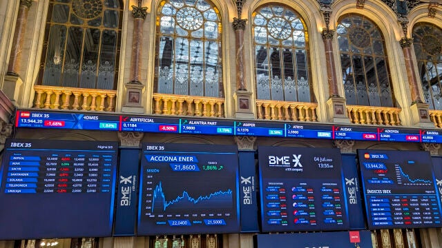 La Bolsa española cae un 1,56 % ante el fin de la tregua arancelaria y sin Wall Street