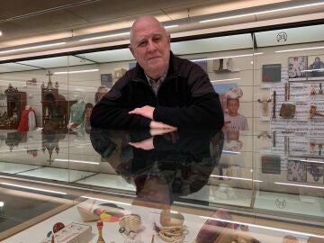Josep Maria Joan Rosa en una de las salas de su museo