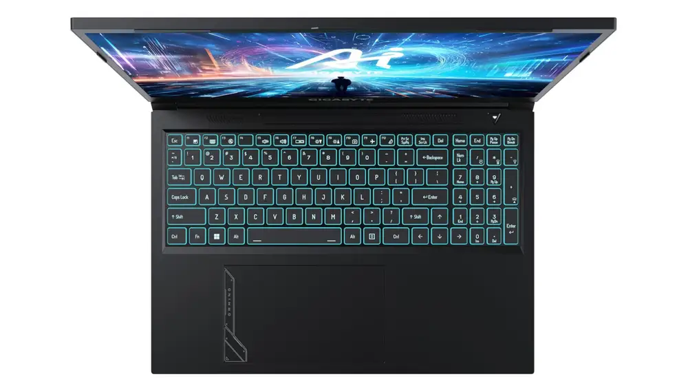 Este portátil gaming tiene un teclado de tamaño completo