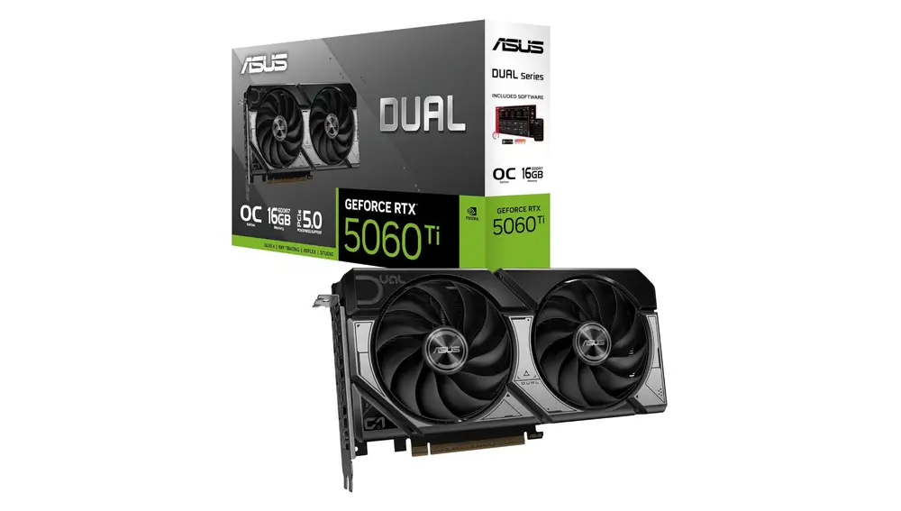 Esta tarjeta gráfica tiene dos ventiladores Axial-tech