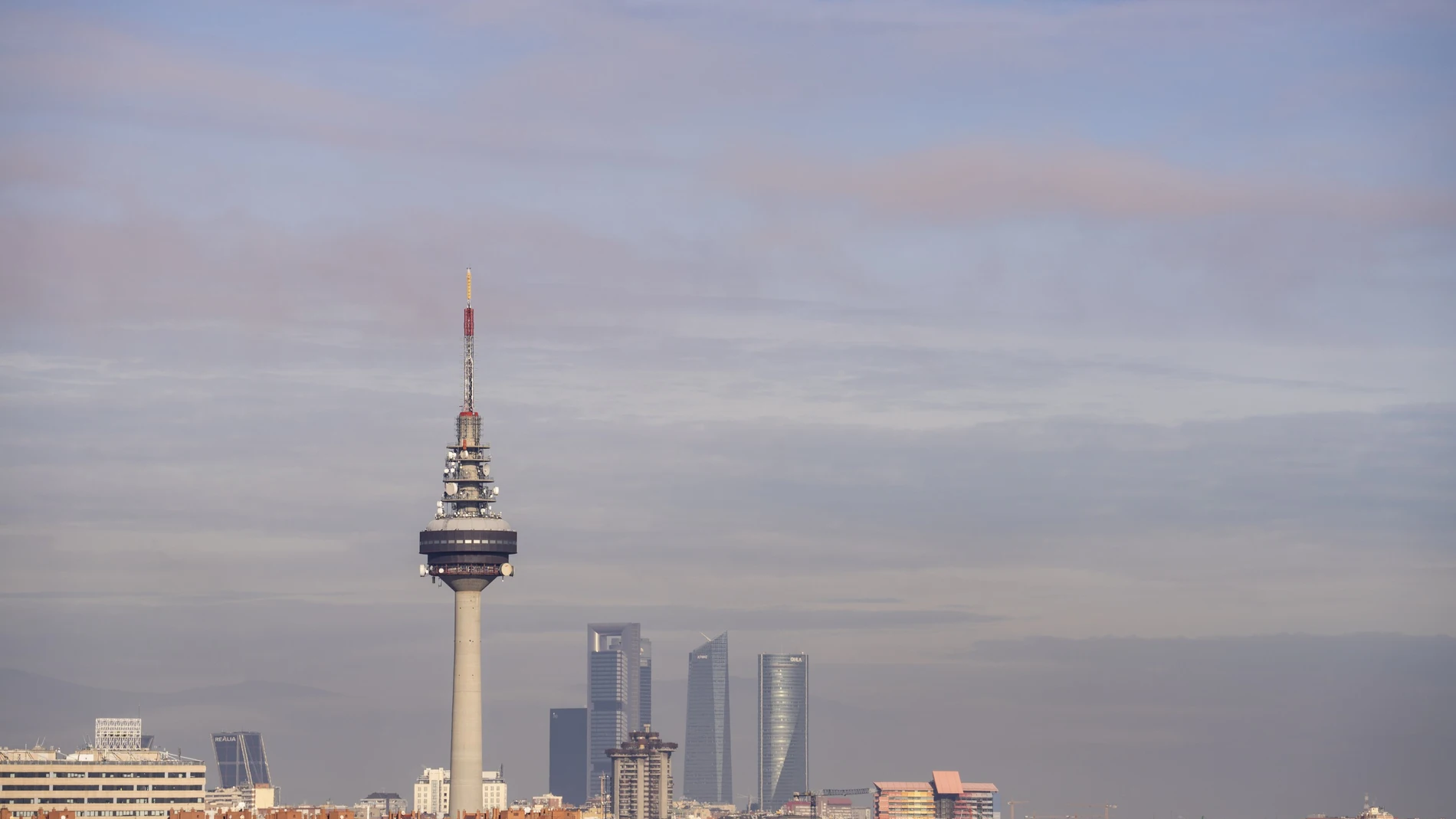 Boina de contaminación en Madrid