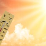 Termómetro a casi 40 grados Cº