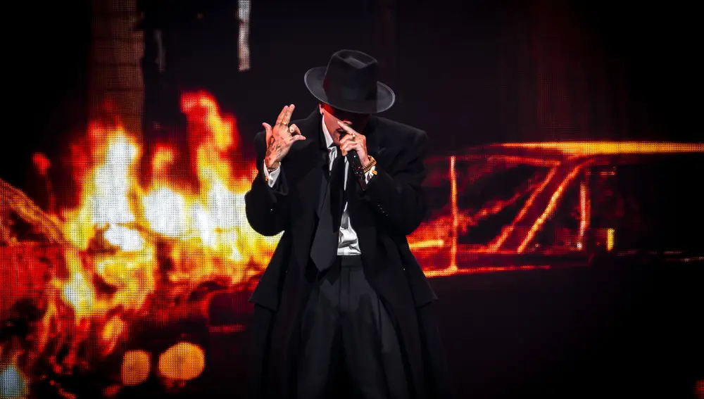 Rauw Alejandro actúa en el Movistar Arena.