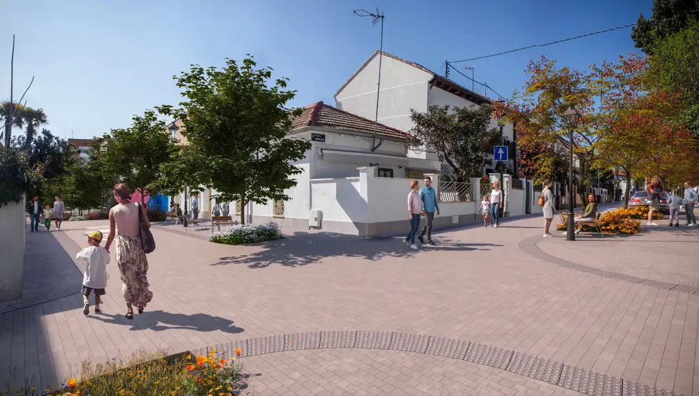 Aspecto que presentará la zona después de su rehabilitación