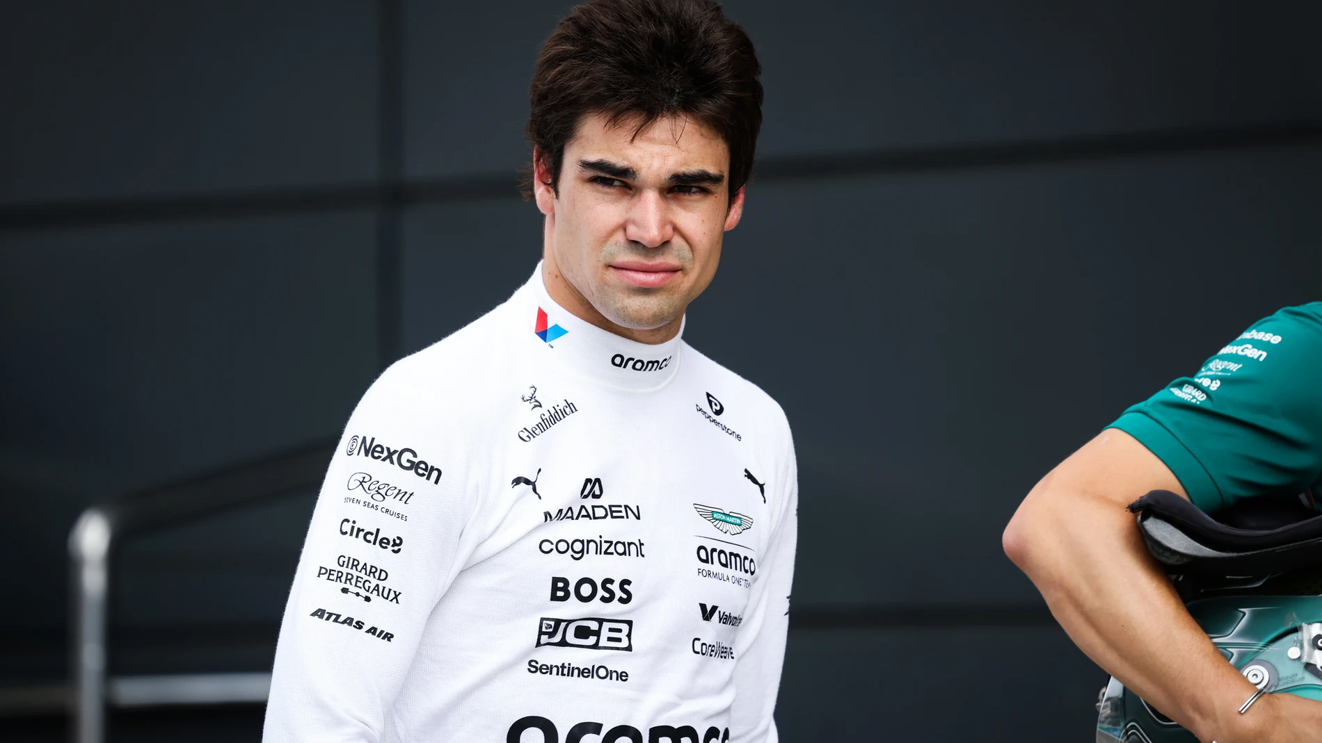 STROLL Lance (can), Aston Martin F1 Team AMR25, portrait during the Formula 1 Qatar Airways British Grand Prix 2025, 12th round of the 2025 FIA Formula One World Championship from July 4 to 6, 2025 on the Silverstone Circuit, in Silverstone, United Kingdom - Photo Antonin Vincent / DPPI AFP7 05/07/2025 ONLY FOR USE IN SPAIN