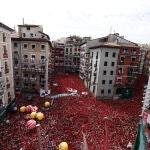 Los Sanfermines 2025 arrancan con un chupinazo solidario con Palestina