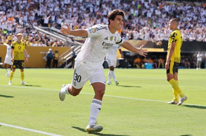 Fútbol.- Gonzalo García: "Con ese balón solo he tenido que empujarla"