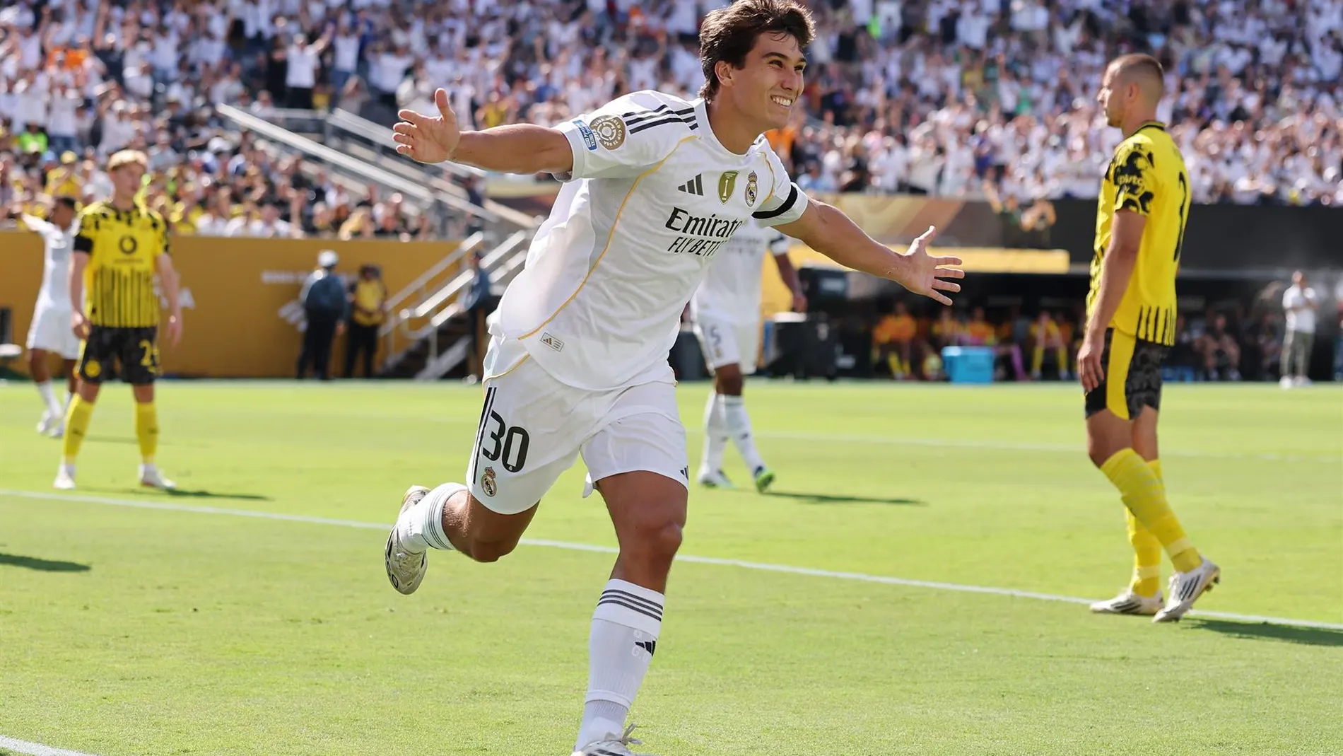 Fútbol.- Gonzalo García: "Con ese balón solo he tenido que empujarla"