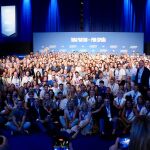Foto de familia de la delegación popular valenciana, la más numerosa tras Andalucía