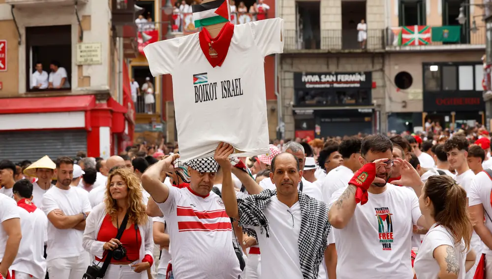 Todo listo para el comienzo de los Sanfermines