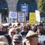 Manifestación en defensa de la Sanidad pública por las calles de Burgos