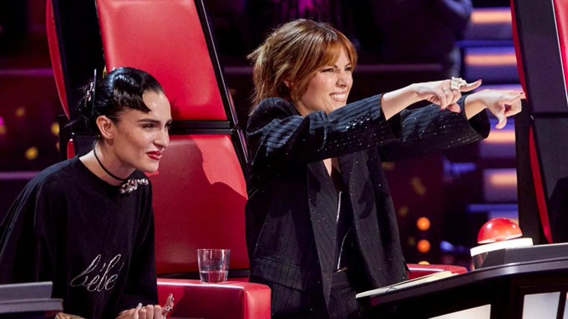 Tensión entre Edurne y Lola Índigo durante la segunda noche de asaltos de 'La Voz kids'