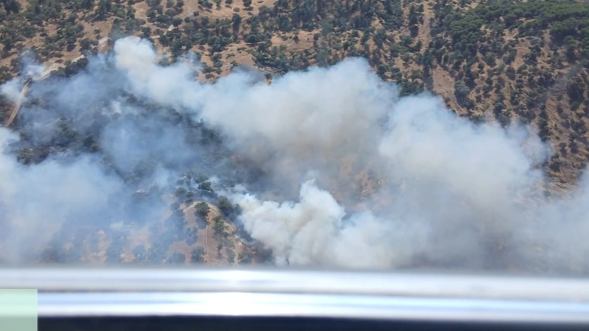Declarado un incendio forestal en Cardeña