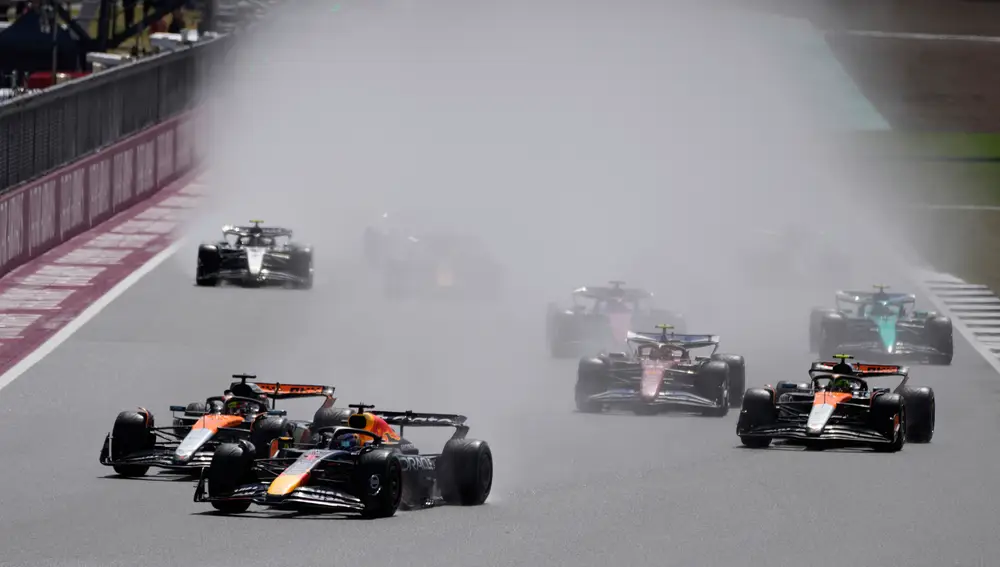 APTOPIX Britain F1 GP Auto Racing