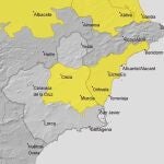 MURCIA.-La Aemet desactiva a la alerta amarilla por altas temperaturas para este domingo en la Vega del Segura