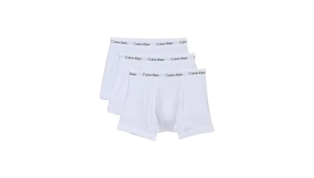 Calvin Klein Pack de 3 Trunks blancos