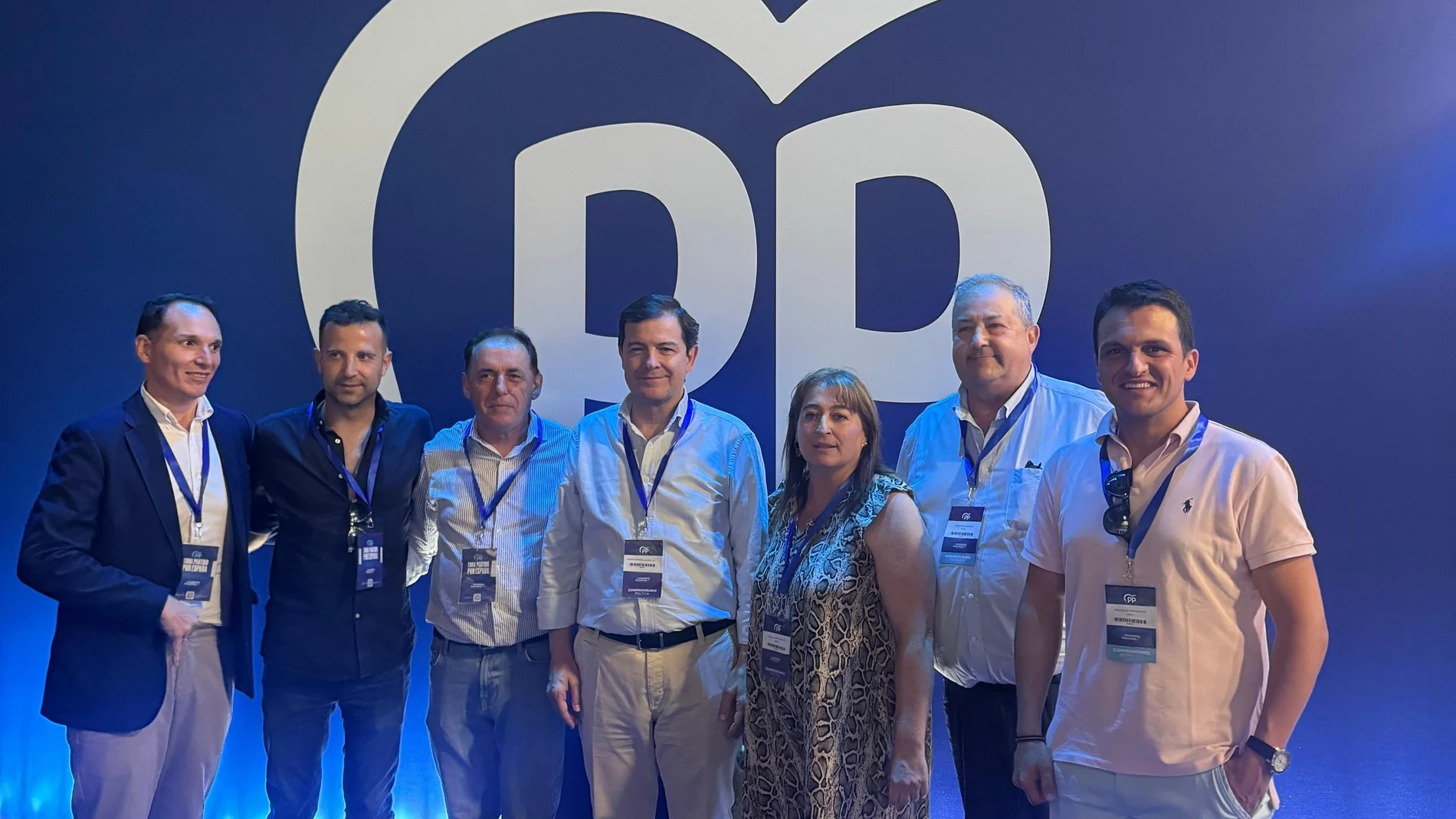 Delegación del PP de Soria junto a Alfonso Fernández Mañueco