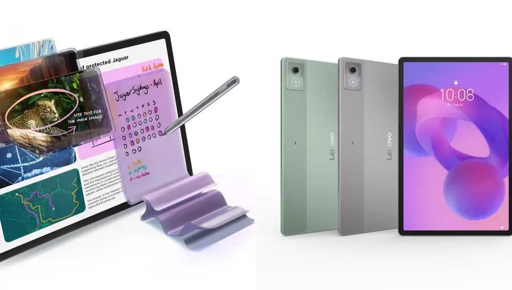 Lenovo Idea Tab Pro está disponible en color gris y verde claro
