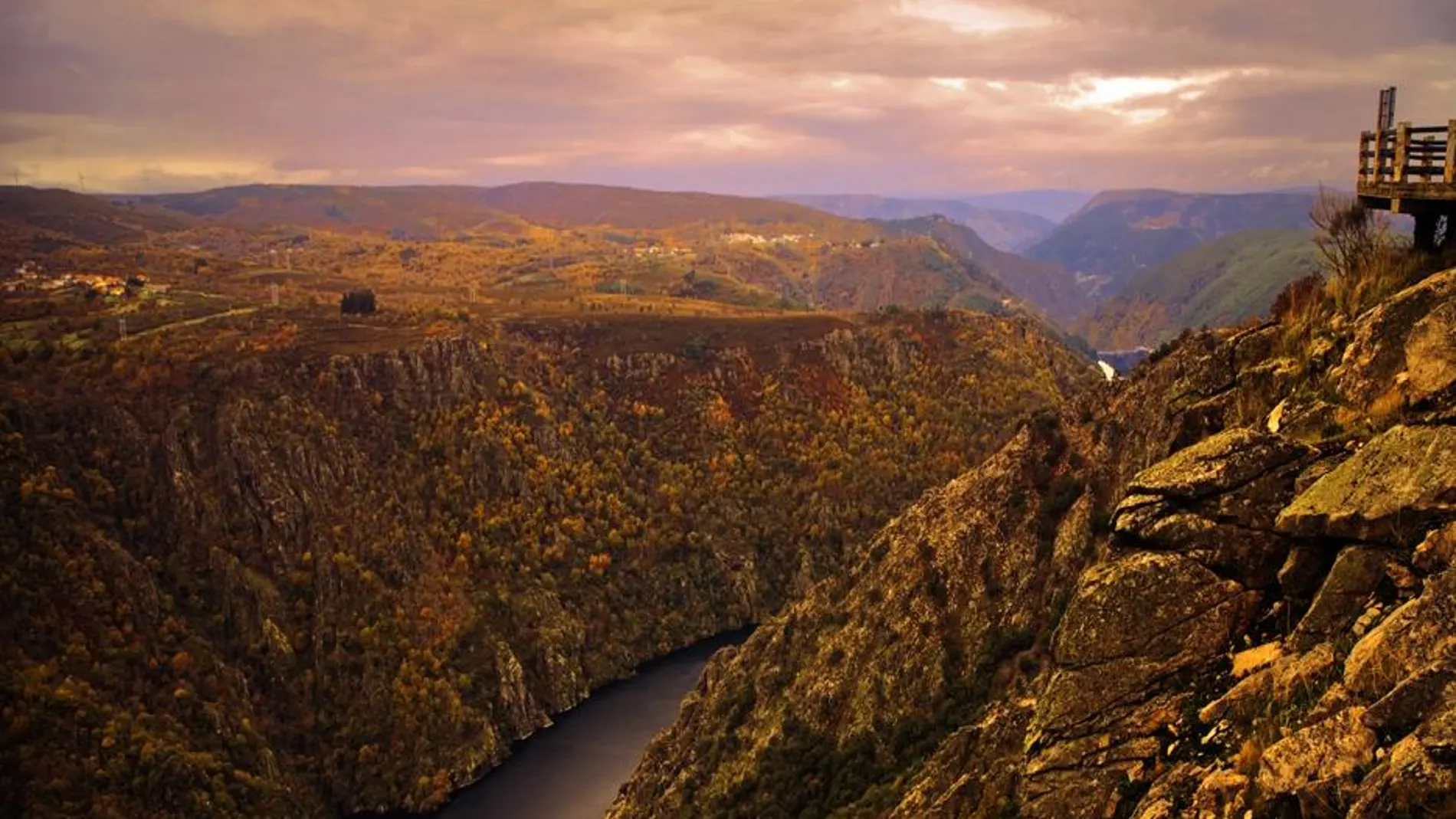Mirador de A Cividade (Sober, Lugo).