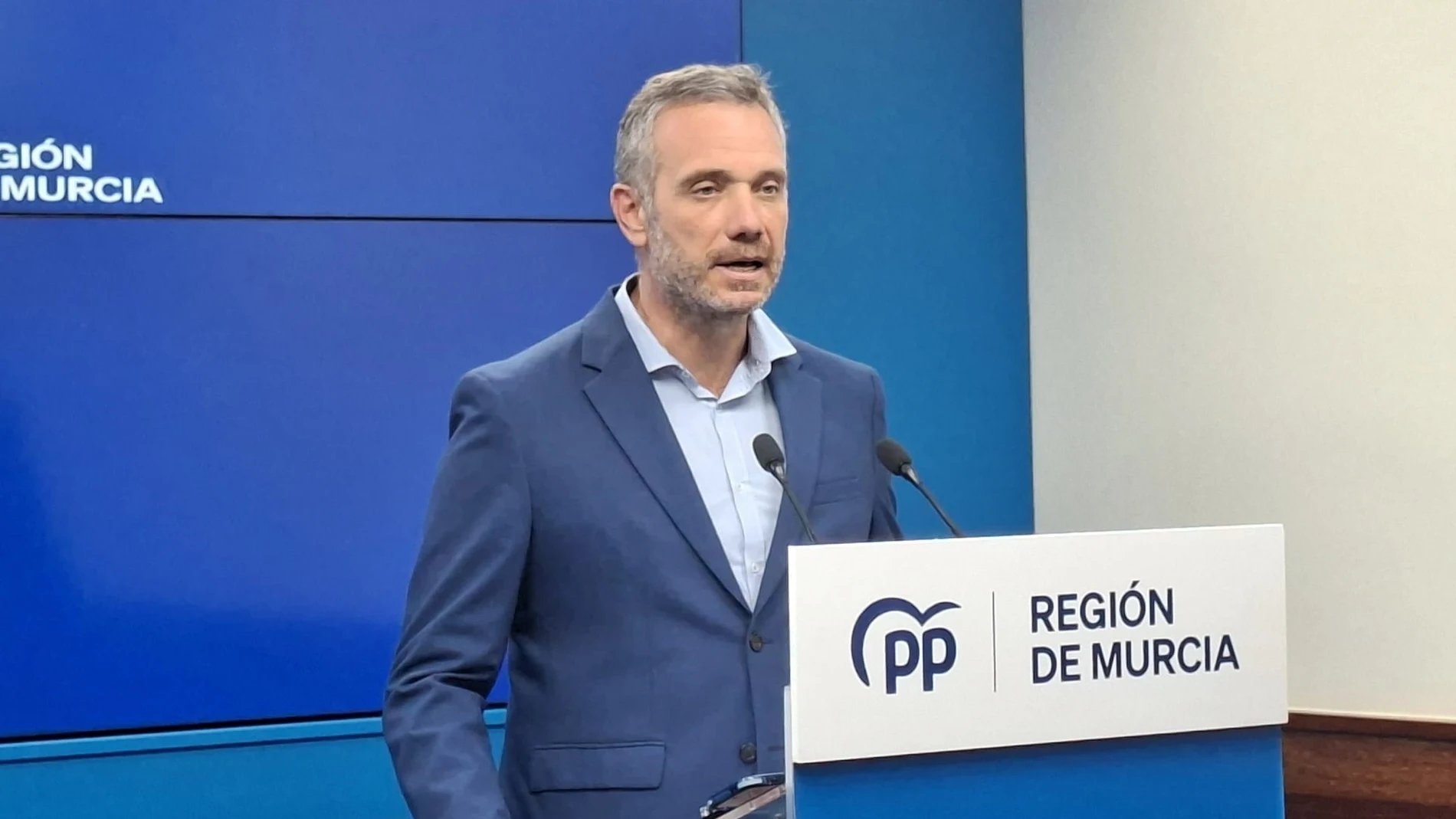El portavoz regional del PP, Joaquín Segado