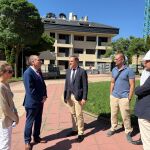 El alcalde de Salamanca, Carlos García Carbayo, visita las obras