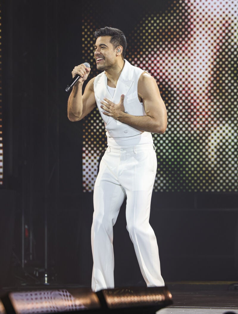 La actuación de Carlos Rivera en el Movistar Arena de Madrid