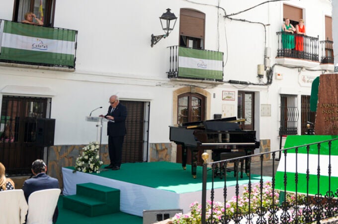 Javier Aguirre, en Casares