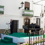 Javier Aguirre, en Casares