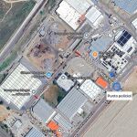 Plano restricciones de tráfico en la zona incendiada de Azuqueca de Henares (Guadalajara).