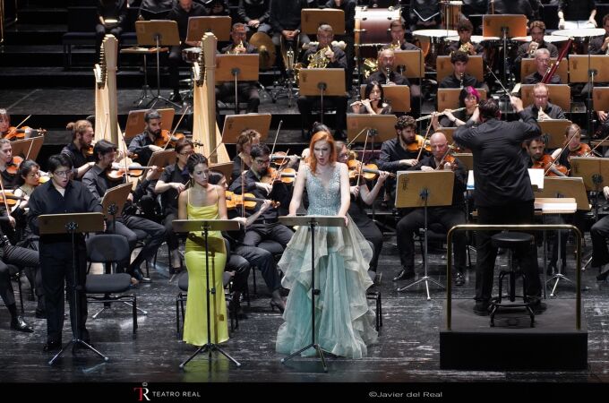 Iván Ayón Rivas (Arvino), Mercedes Gancedo (Sofia), Lidia Fridman (Giselda), Coro y Orquesta Titulares del Teatro Real, bajo la dirección de Daniel Oren