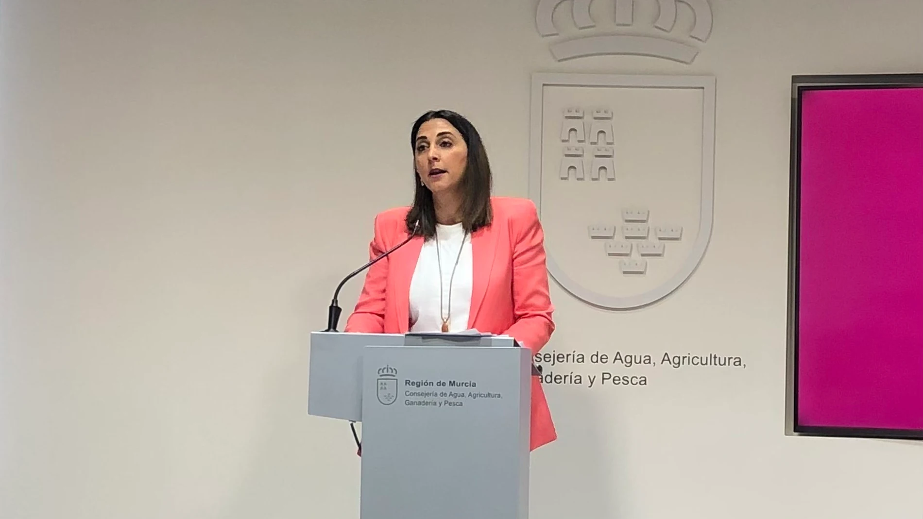 La consejera de Agua, Agricultura, Ganadería y Pesca, Sara Rubira EUROPA PRESS 07/07/2025
