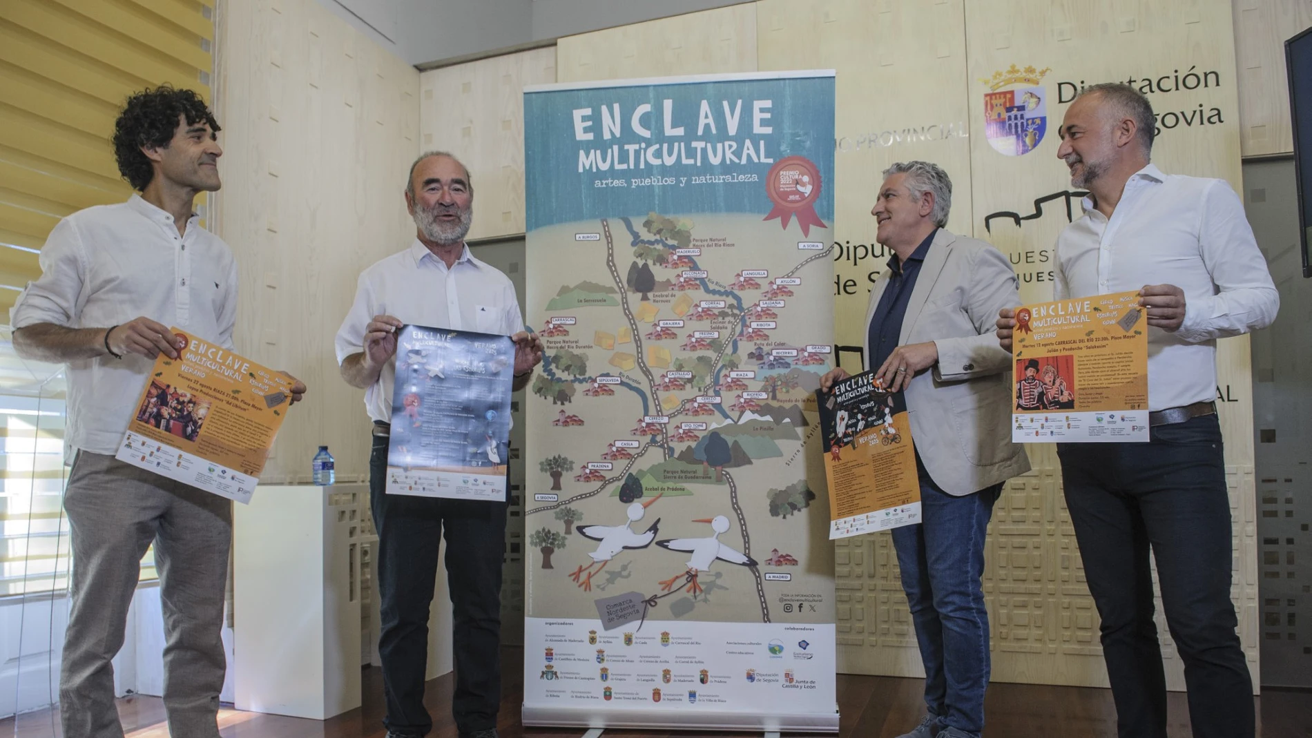 El vicepresidente primero de la Diputación de Segovia, José María Bravo, presenta la programación