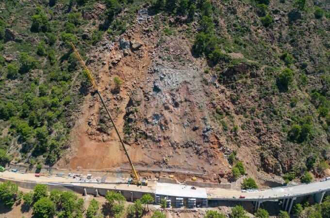 La carretera entre Ronda y San Pedro Alcántara reabre al tráfico el 14 de julio