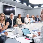 Primera reunión del comité de dirección del PP, este lunes en Génova.