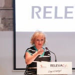 La consejera de Industria, Comercio y Empleo, Leticia García, inaugura una jornada informativa de apoyo al relevo generacional y el emprendimiento