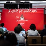 Sánchez preside la reunión de la Comisión Ejecutiva Federal del PSOE 