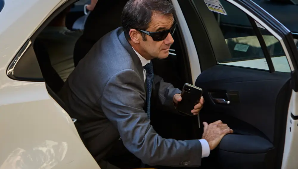 Fernando Merino, exresponsable de Acciona a su llegada este lunes al Tribunal Supremo en Madrid donde declara