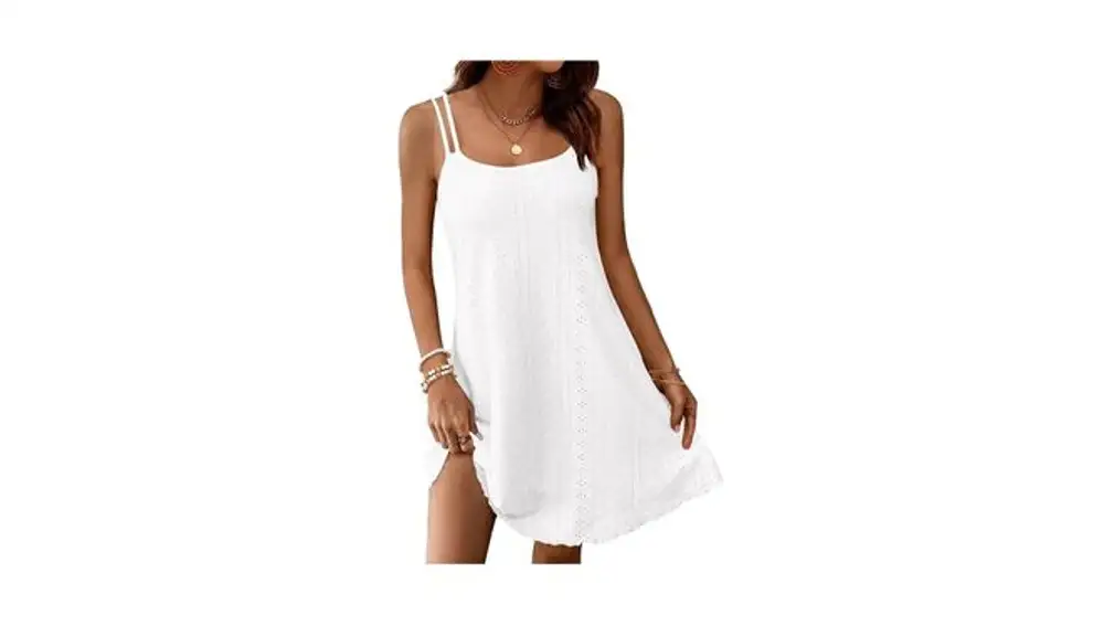 Vestido sin mangas con tirantes
